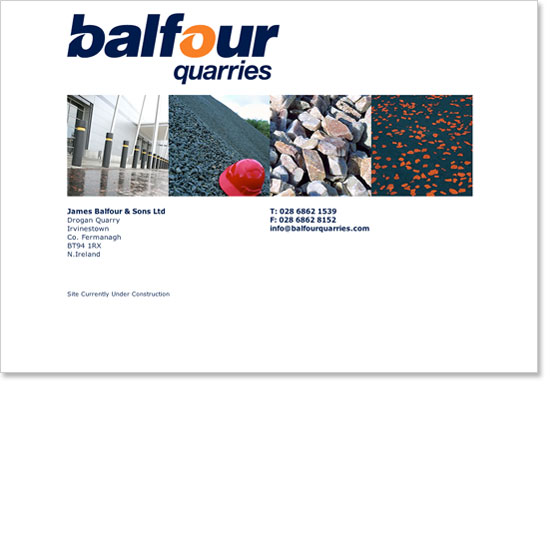 Balfour Quarries Web Design & Development