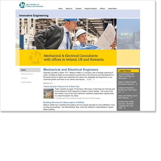 Delap & Waller Web Design & Development