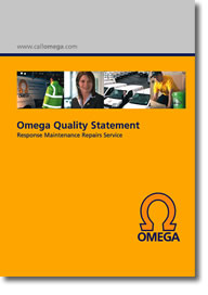 Omega Brochure Design Cover
