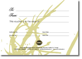 Redcastle Hotel Gift Voucher Spread