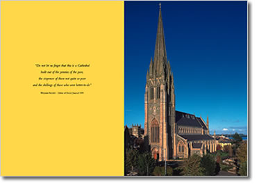 St. Eugene's Cathedral Brochure Design Spread 1