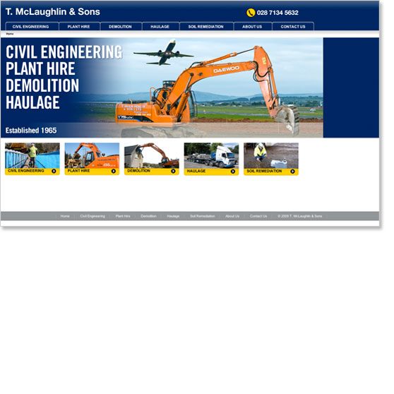 T. McLaughlin & Sons Web Design & Development